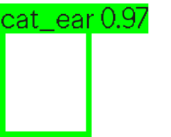 Graphic depiction of AI label, stating Cat_Ear 0.97