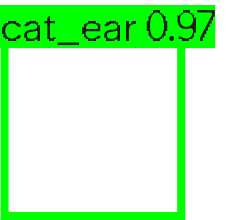 Graphic depiction of AI label, stating Cat_Ear 0.97