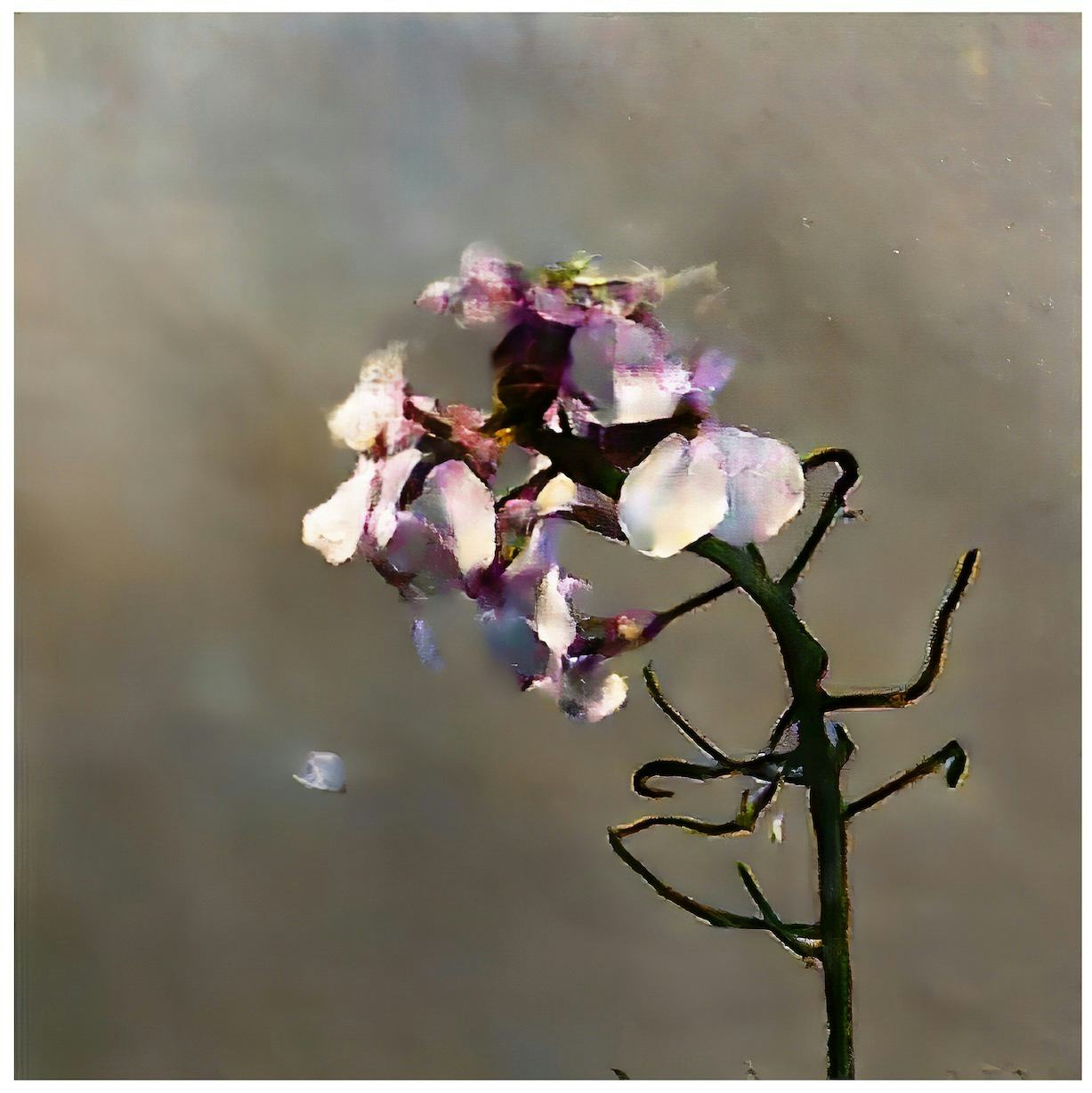 AI generated image of a lilac-coloured flower © David Young